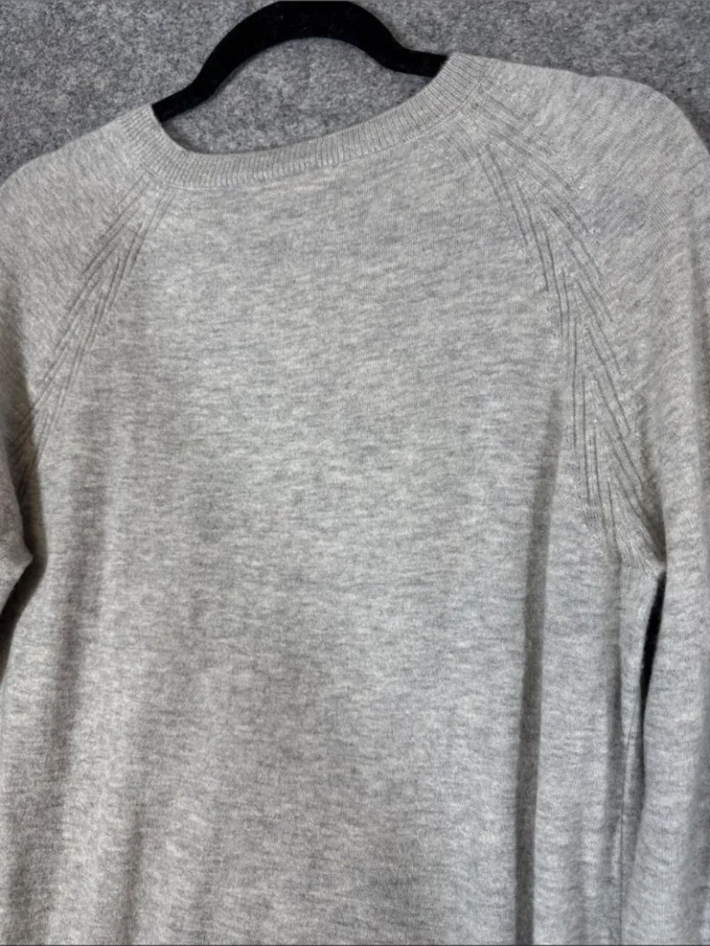 Majestic Filatures Cashmere Sweater Gray Size 2 Quiet Luxury Soft Knit